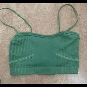 Green crop top urban outfitters !